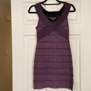 Forever 21 Sparkly Purple Mini Dress